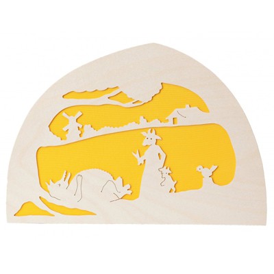 Silhouet Wolf en de 7 geitjes