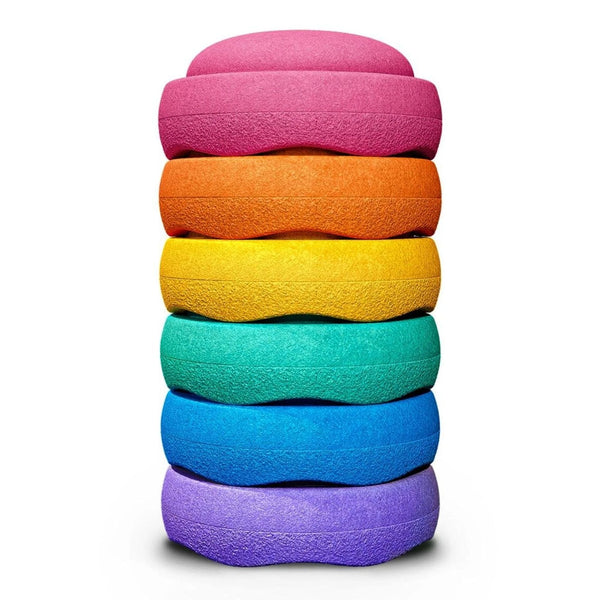Stapelstein Rainbow set pink edition