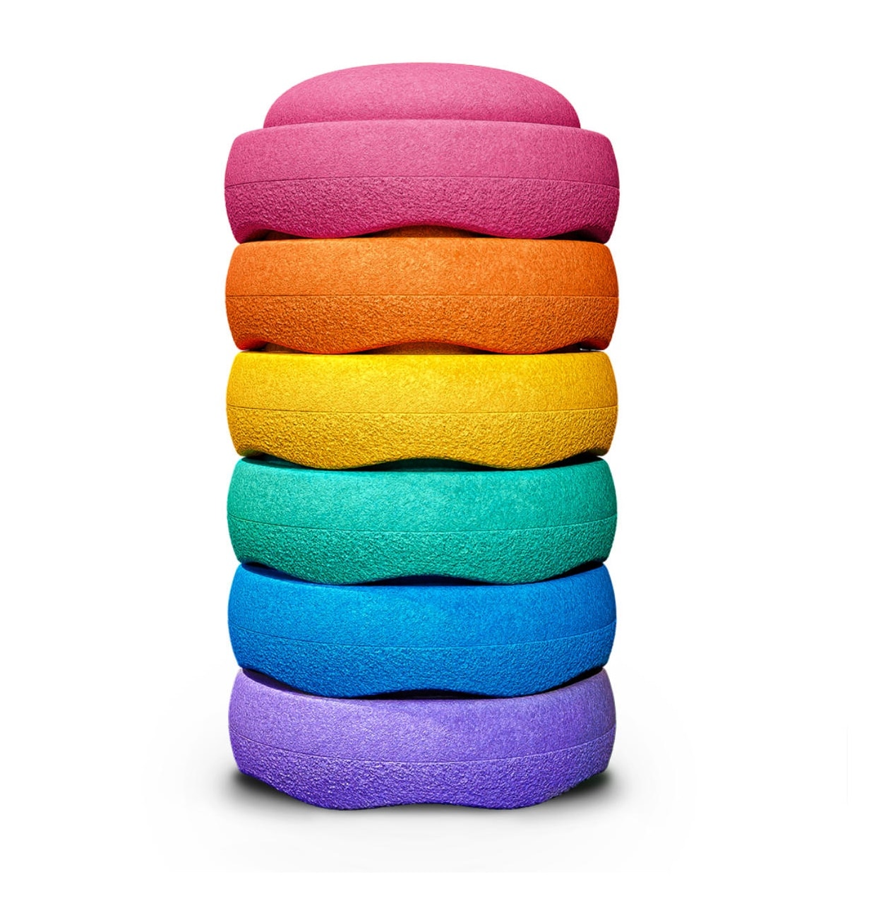 Stapelstein Rainbow set pink edition