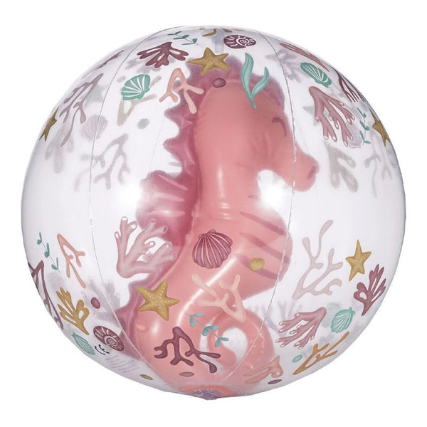 Strandbal - 3D Ocean Dreams Roze
