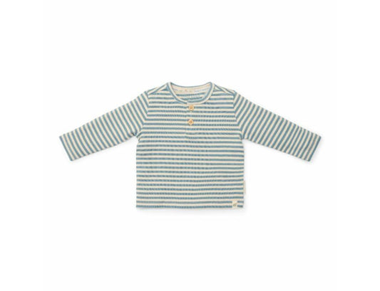 T-shirt Lange Mouwen Stone Blue Stripe