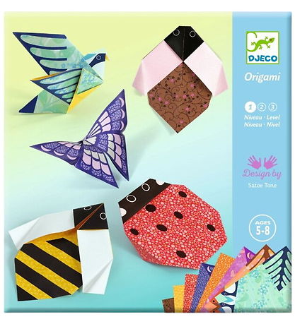 Origami tuin dieren
