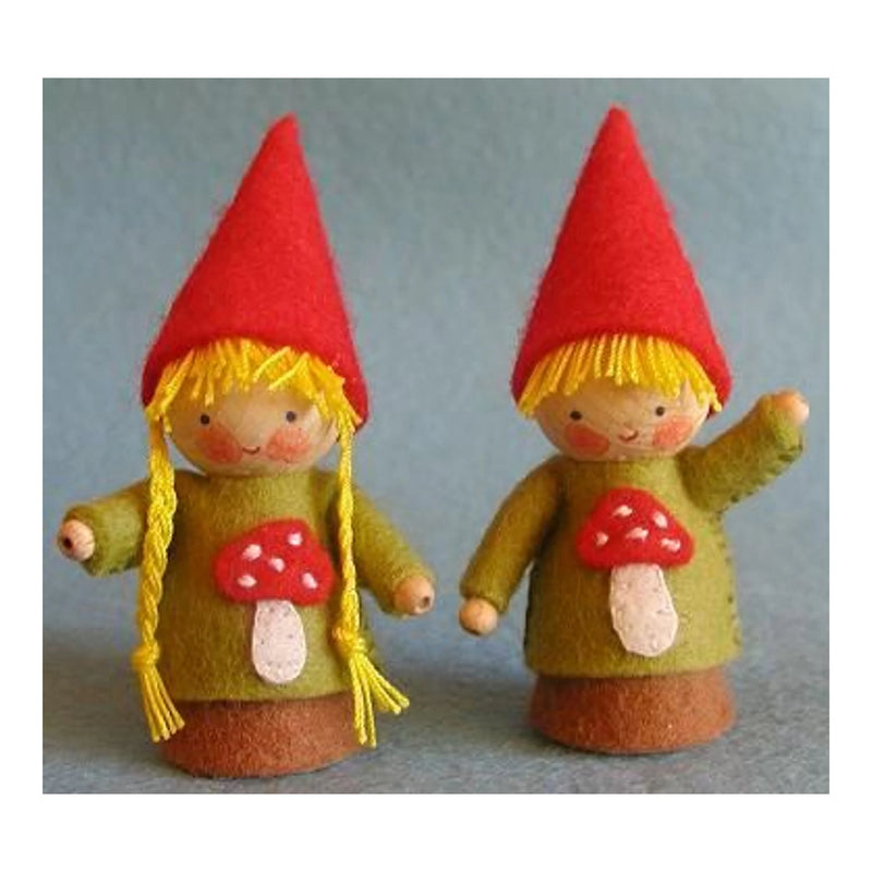 Twee kleine kaboutertjes in de Herfst - Zelfmaakpakketje