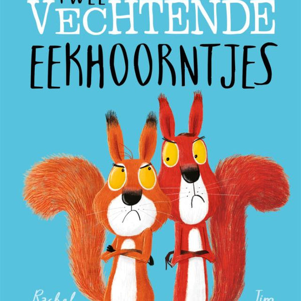 Twee Vechtende Eekhoorntjes (Kartonboek)