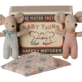 Tweeling Muisjes baby in Luciferdoosje