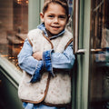 Bodywarmer Tyb Jr Ultra Light Beige Multi Dots