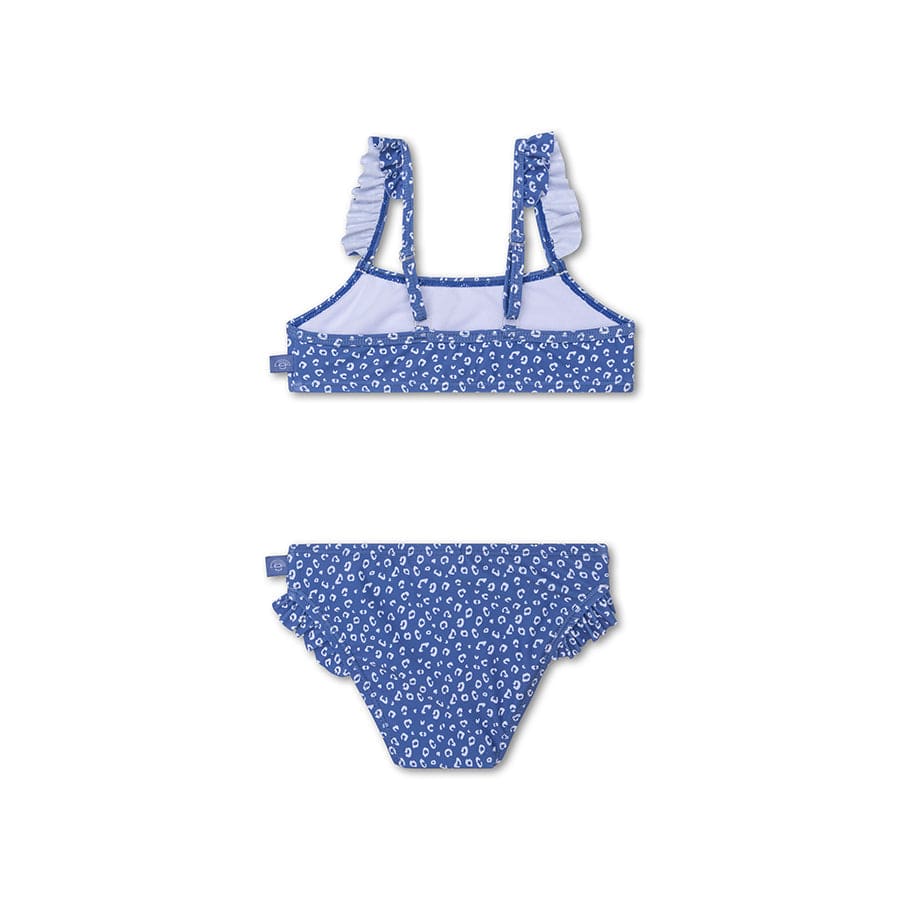 Bikini Blauw Panterprint