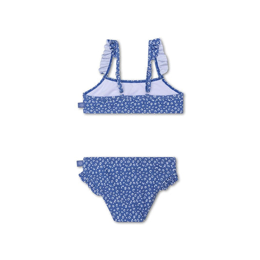 Bikini Blauw Panterprint