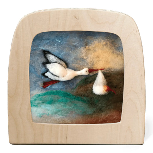 Toverlux silhouet Stork Deliveries - Het Wol Feetje