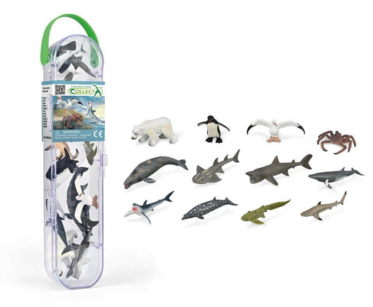 Mini - Zeedieren C 12 stuks