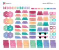 Laad afbeelding in galerijweergave, 202-Pastel-Mega-Pack-Contents-connetix
