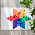 Laad afbeelding in galerijweergave, 30-rainbow-geometry-pack-connetix tiles

