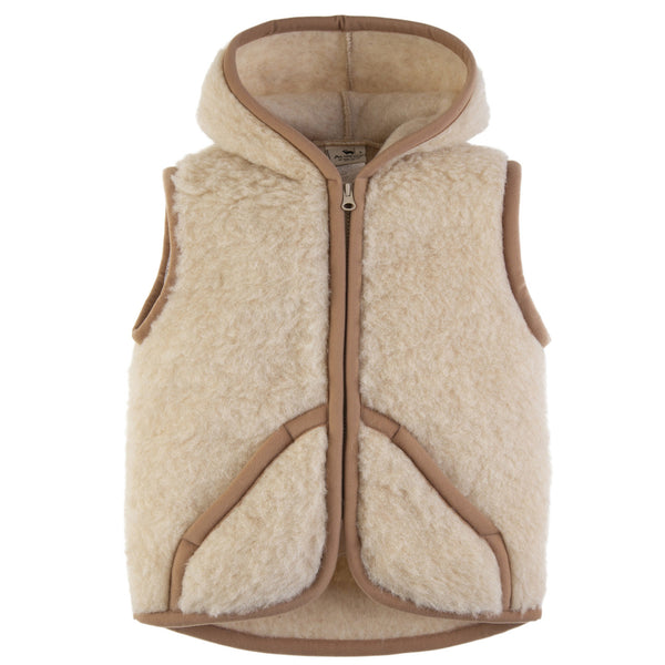 alwero Robby beige wollen bodywarmer 