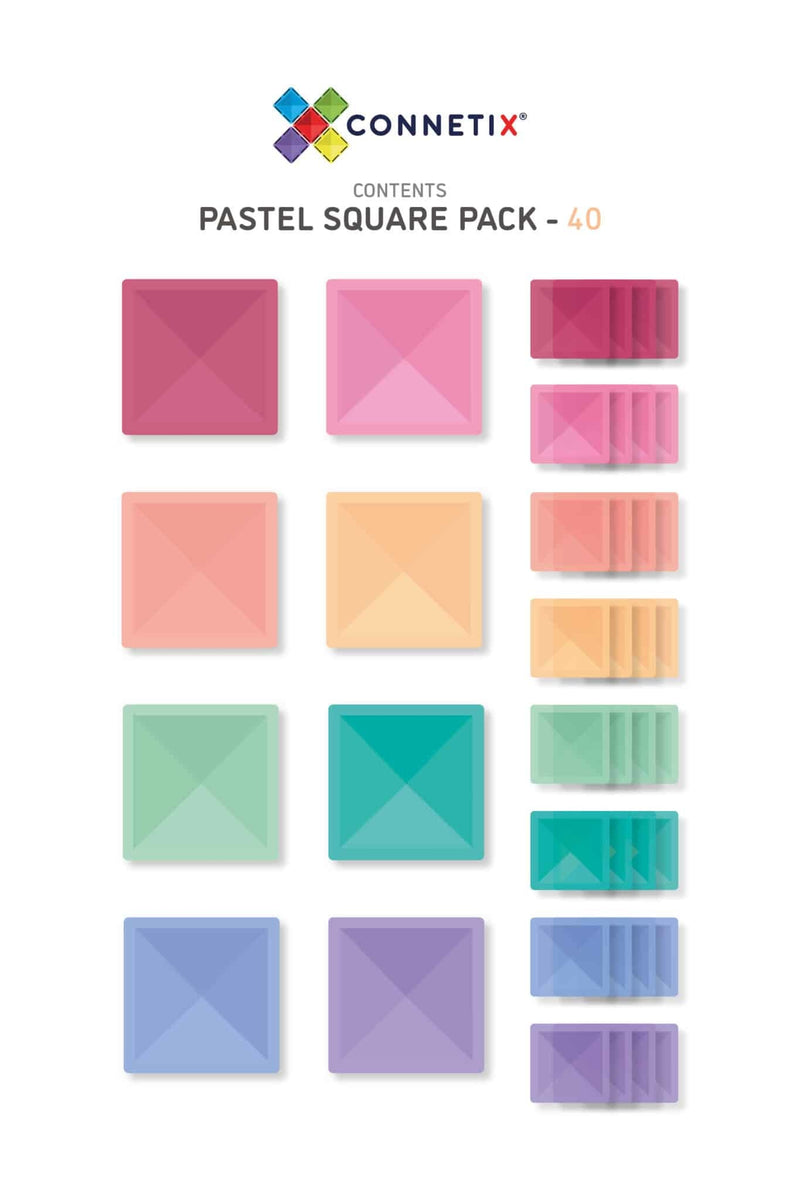 Connetix - Uitbreidingsset Pastel