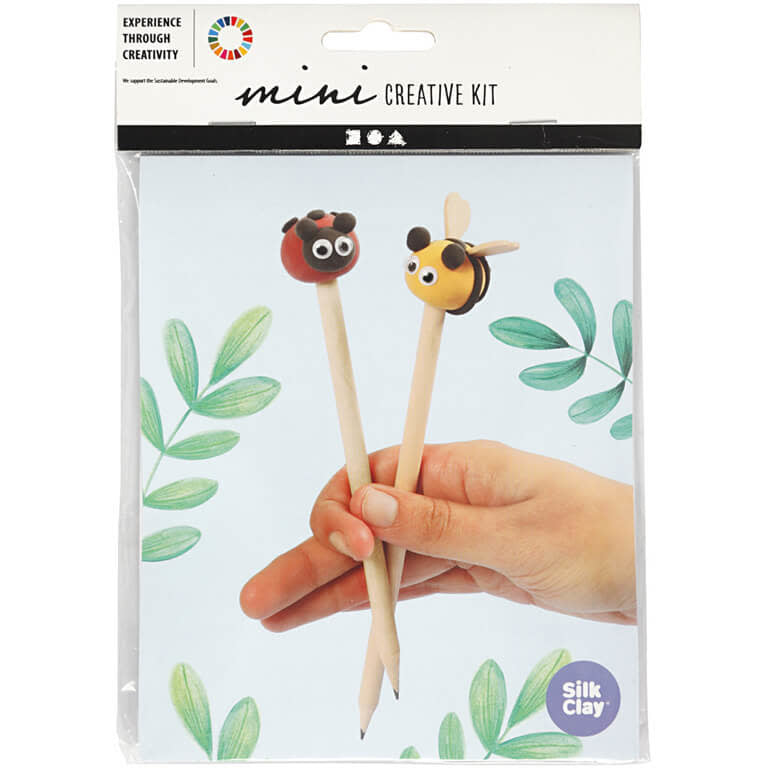 Creativ potloden  bij vlinder diy
