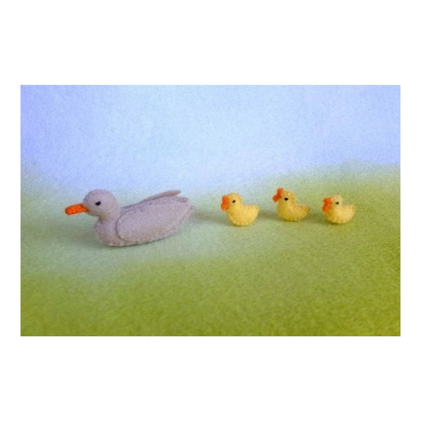 Eend met kuikentjes