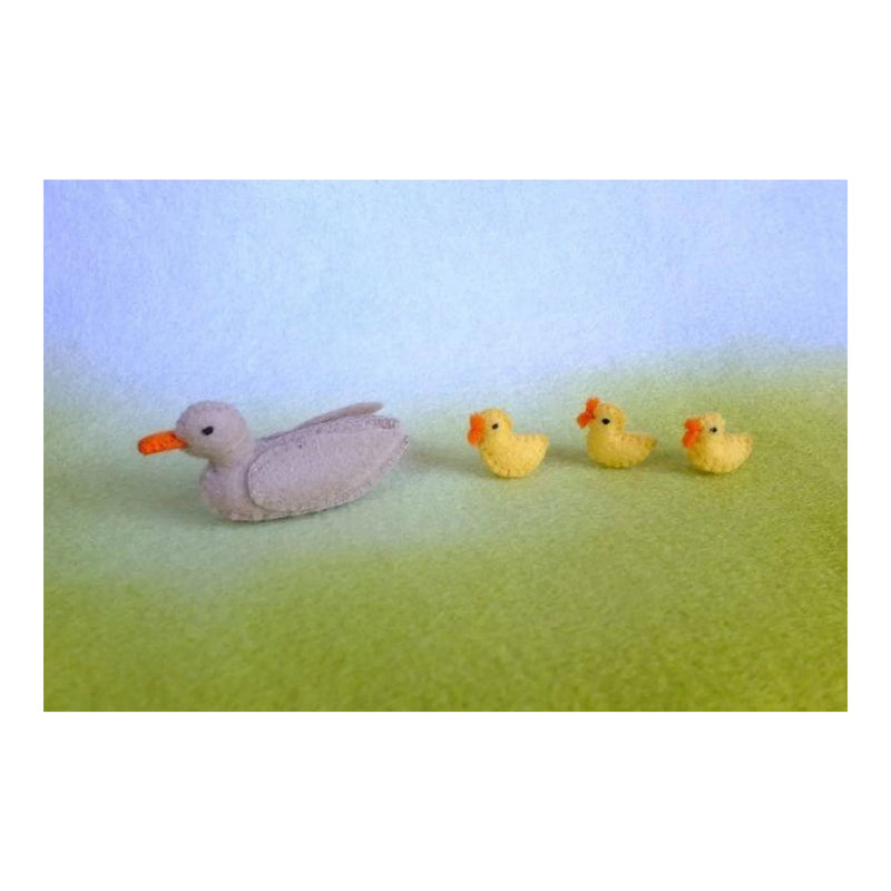 Eend met kuikentjes