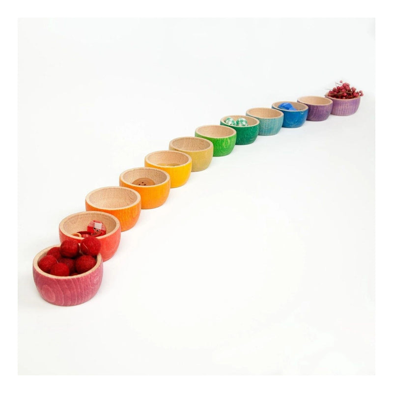 Grapat - Regenboog Bakjes (12 stuks)