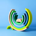 Grimm's - Regenboog Neon Green