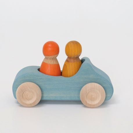 grimms--houten-cabriolet-auto-blauw