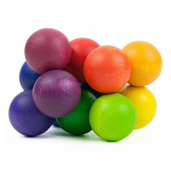 Grimm's regenboogkralen houten speelgoed