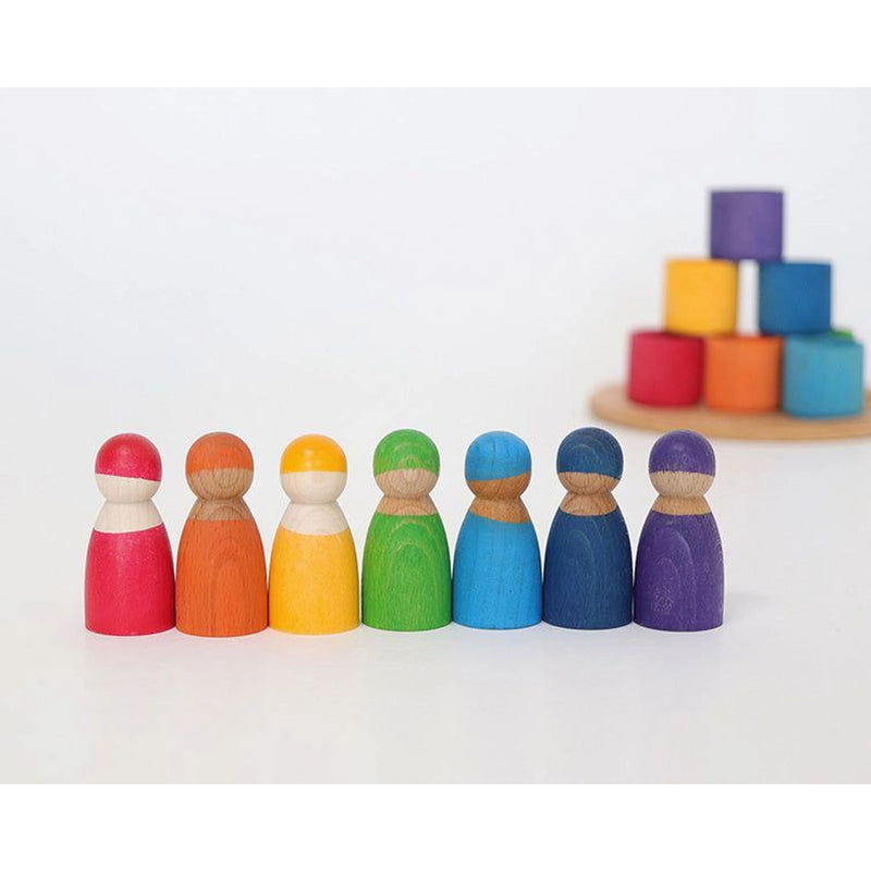 grimm's regenboogpopjes bakjes