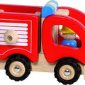 Houten brandweerwagen van Goki