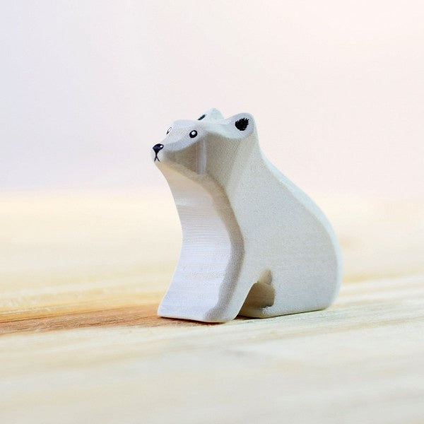 houten ijsbeer zittend bumbu toys 