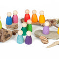 houten nins 12 poppetjes grapat poppedijn