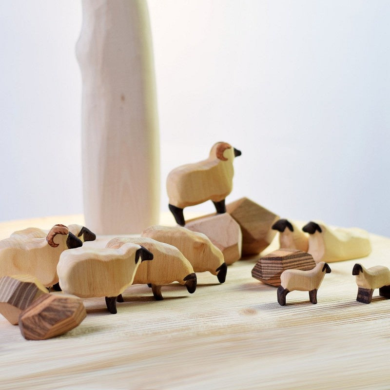 houten schaap bumbu toys