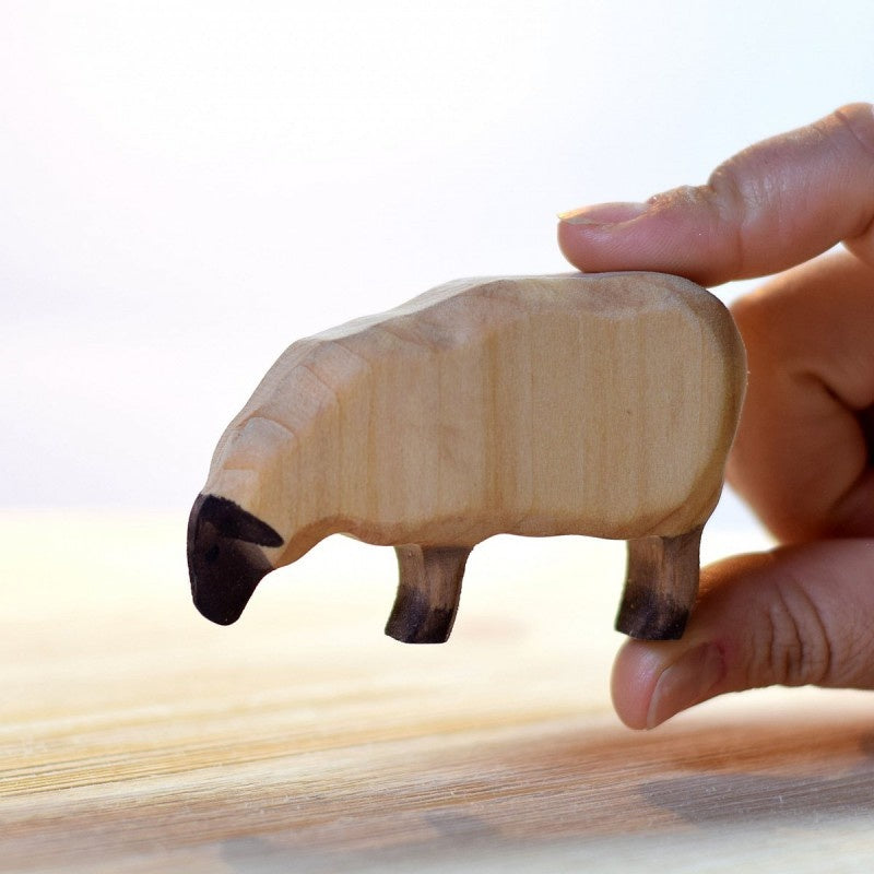 houten schaap bumbu toys