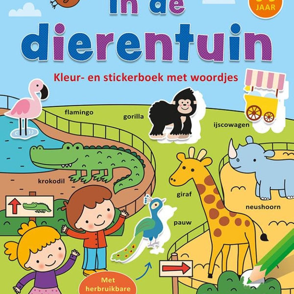 in de dierentuin