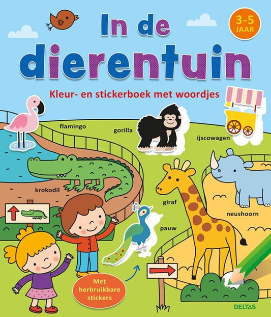 in de dierentuin