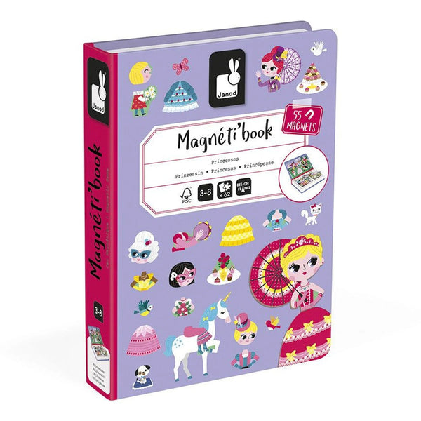 janod, magnetibook. prinsessen