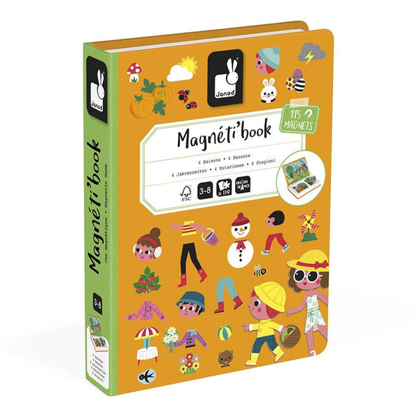 janod, magnetibook, vier seizoenen