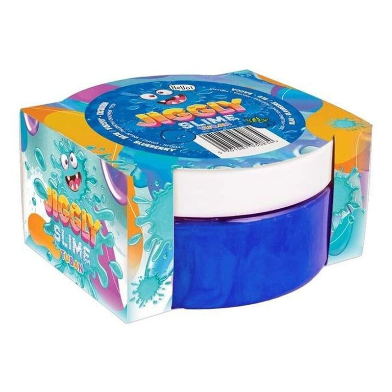 jiggly slijm blauw