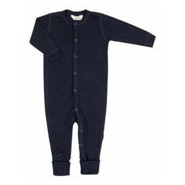 Joha wollen jumpsuit marine blauw
