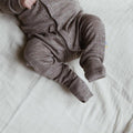 Joha Wollen Jumpsuit Sesame Melange
