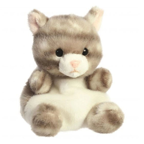 knuffel grijze kat, palm pals