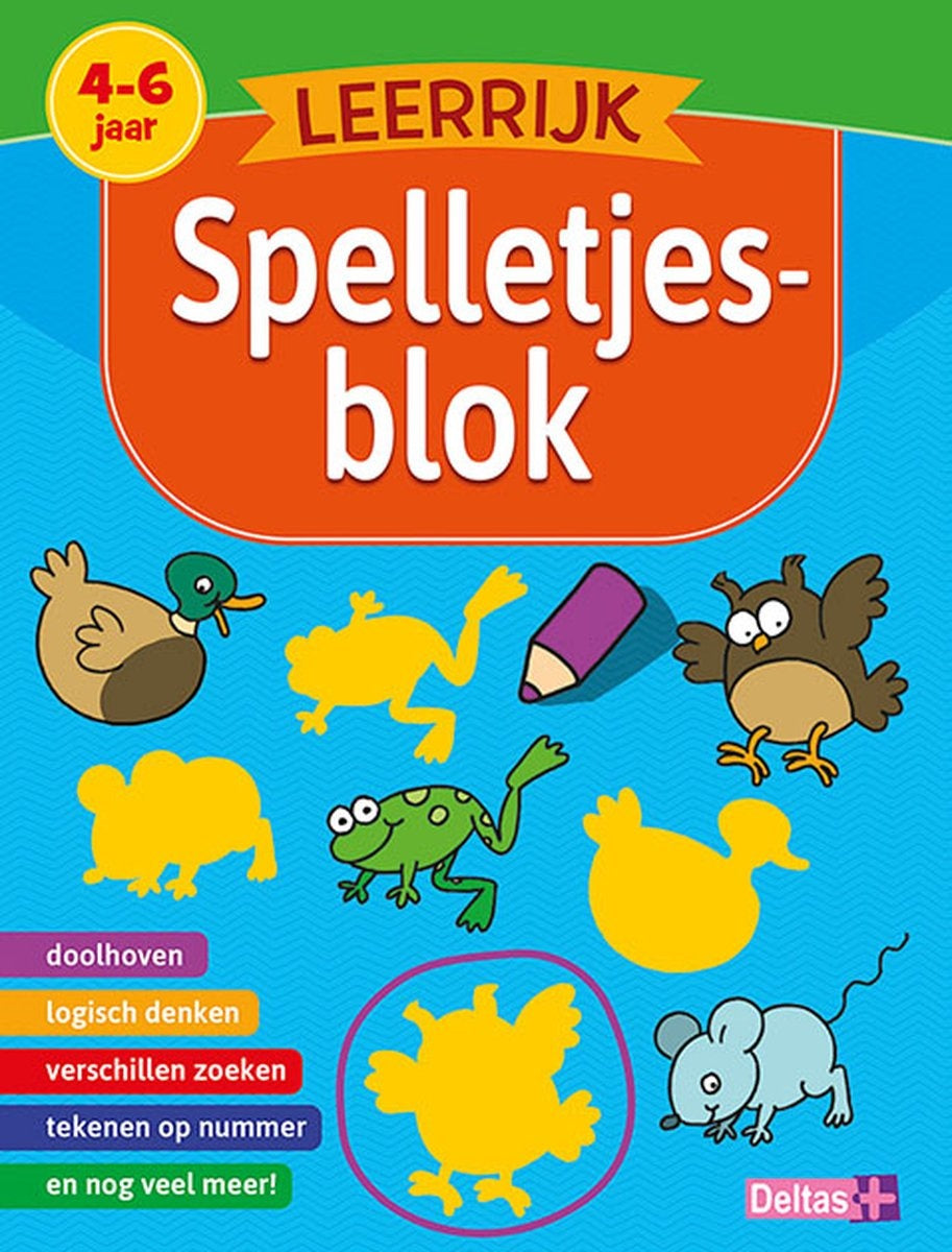 Leerrijk spelletjesblok 4 6 jaar