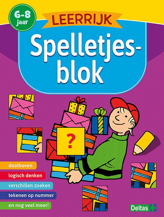 Leerrijk spelletjesblok 6 8 jaar