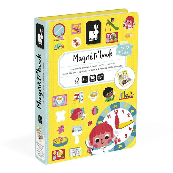 magnetibook, klokkijken, janod