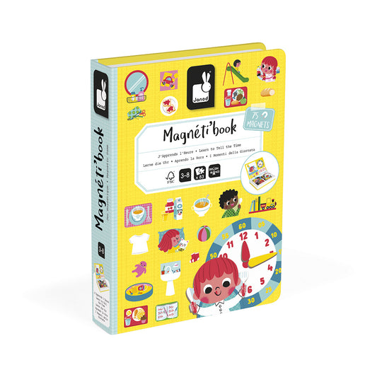 magnetibook, klokkijken, janod