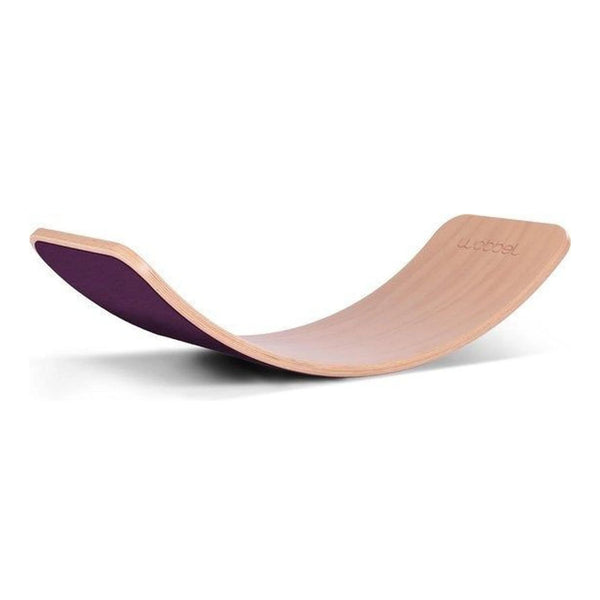 Original blank gelakt met vilt aubergine