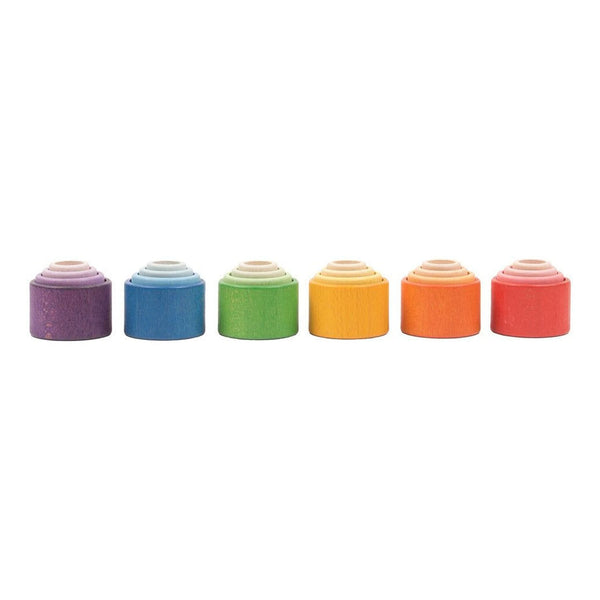 regenboog bakjes nest