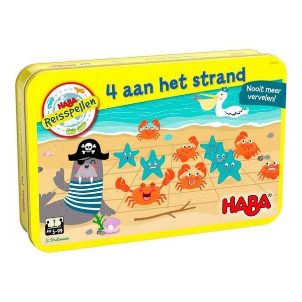 Reisspel 4 aan het strand Haba