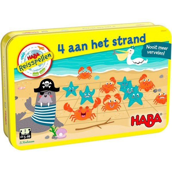 Reisspel 4 aan het strand Haba