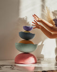 Laad afbeelding in galerijweergave, Stapelstein-Inside-rainbow-pastel-violet-22
