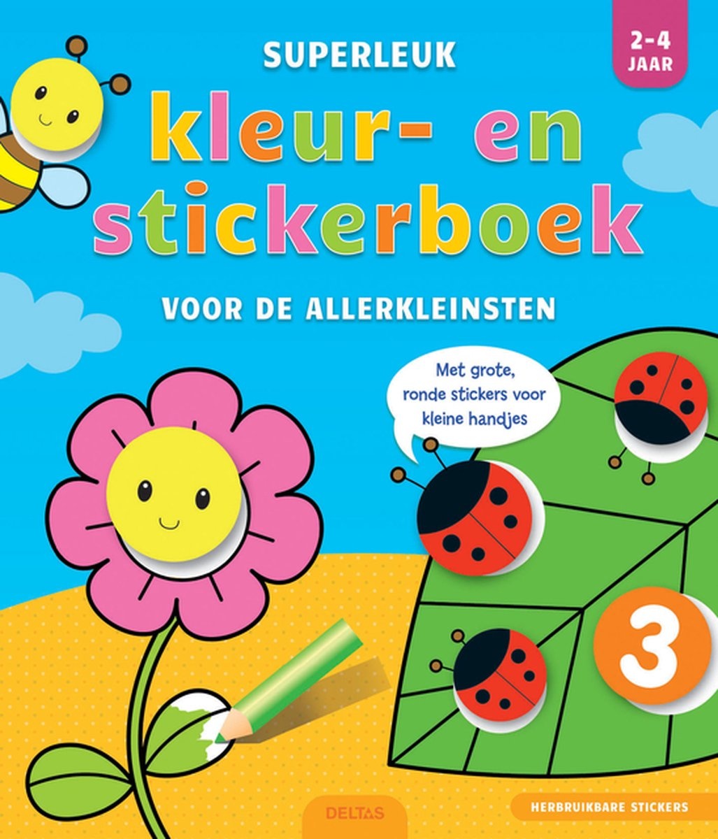 superleuk kleur en stickerboek 2 4