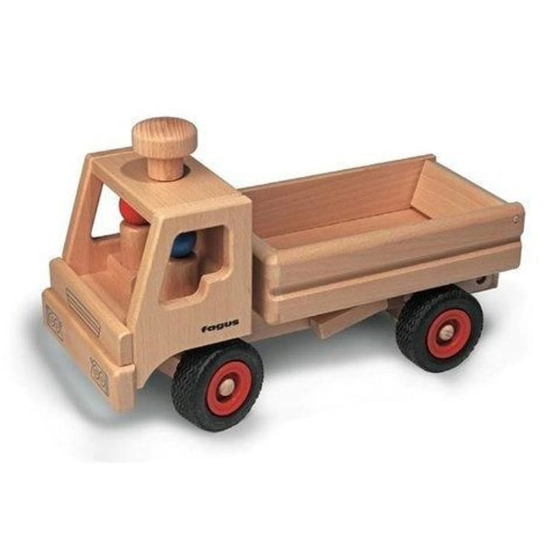 vrachtwagen met open bak